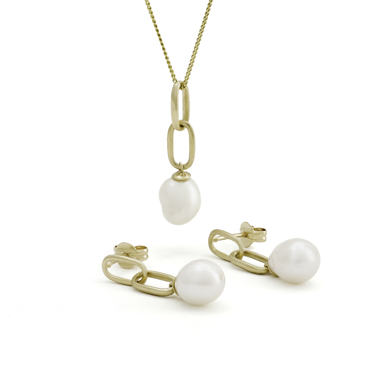 Pareloorhangers geelgoud