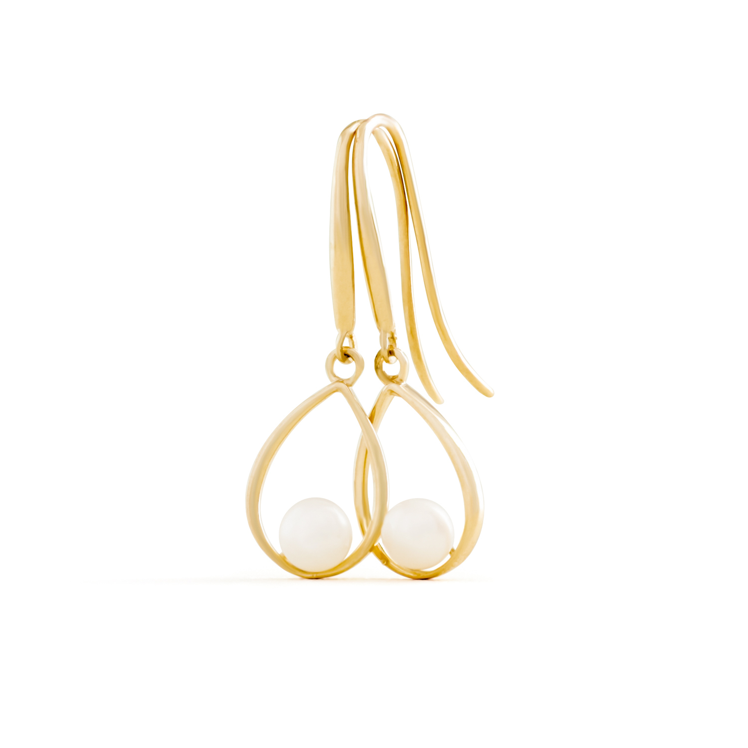 Sabrina pareloorhangers geelgoud
