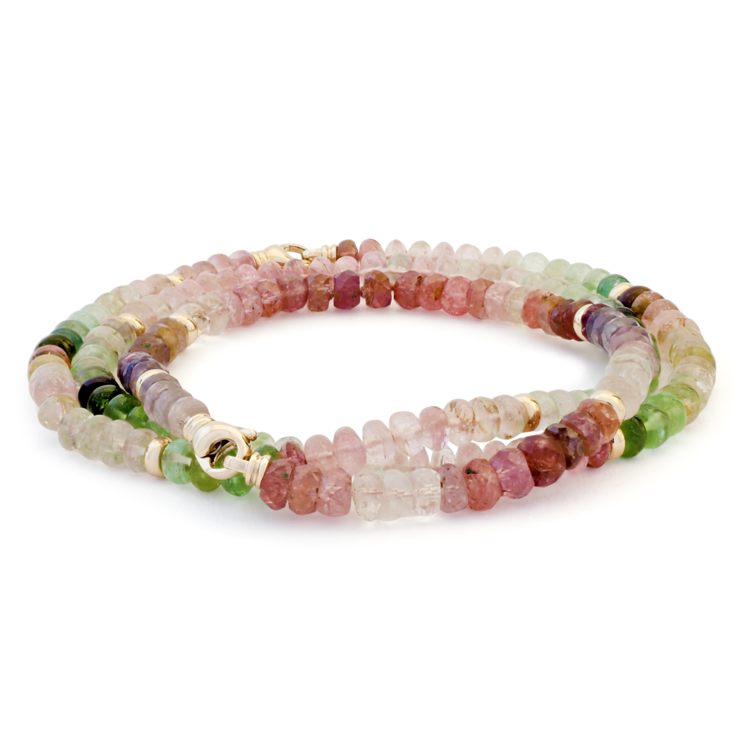 Armband, geelgoud, spinel