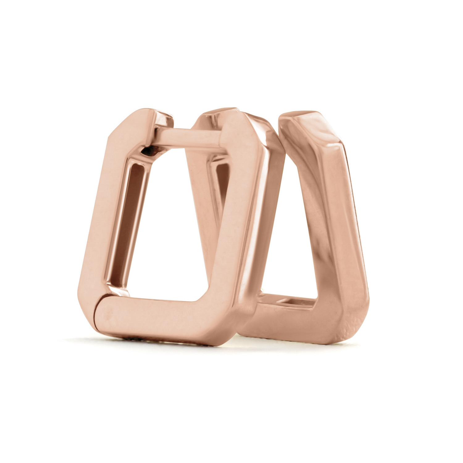 Creolen oorhangers, Olivette roségoud