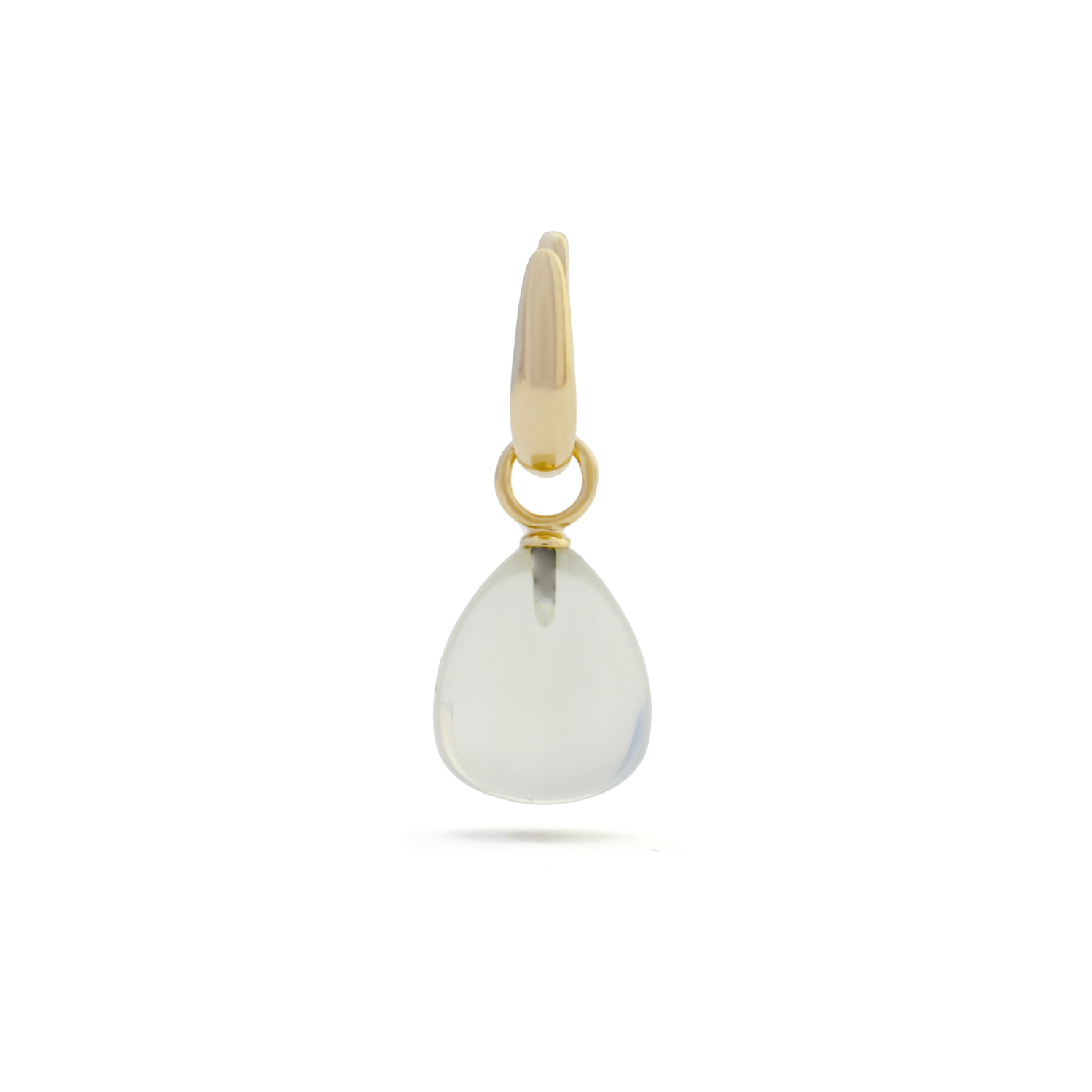 Creolen oorhangers, Onna geelgoud, Prasioliet