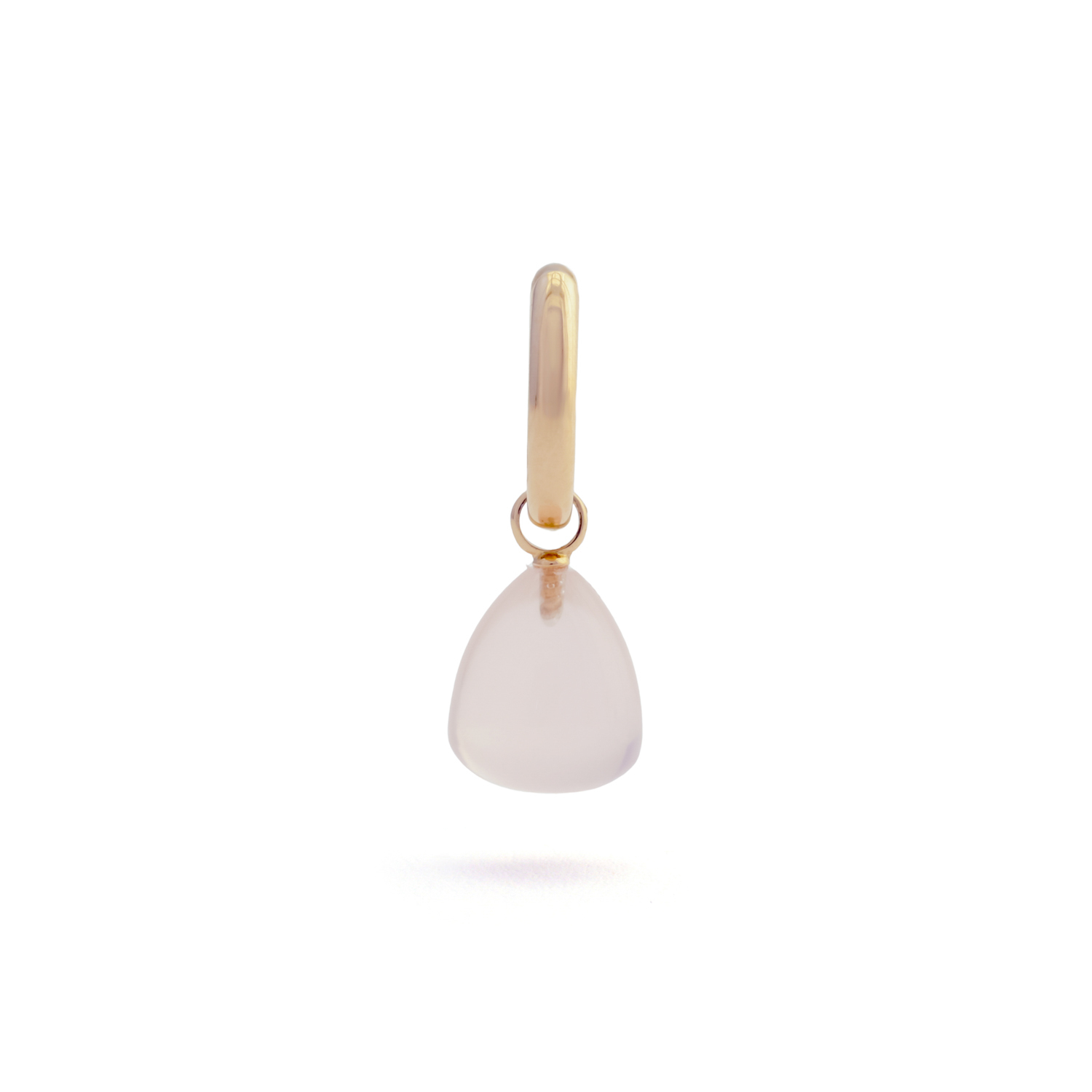 Aanhangers voor creolen, Ora geelgoud, rozekwarts