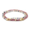 Armband, geelgoud, rode spinel