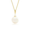 Spencer hanger met ketting, geelgoud, diamant