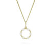Skye parelhanger met ketting, zoetwaterparels