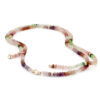 Collier, geelgoud, toermalijn