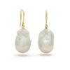 Olga pareloorhangers, geelgoud, Edison parel
