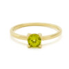 Susan ring, geelgoud, peridot