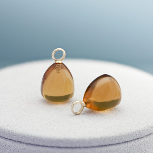 Aanhangers voor creolen, Ora geelgoud, Citrien