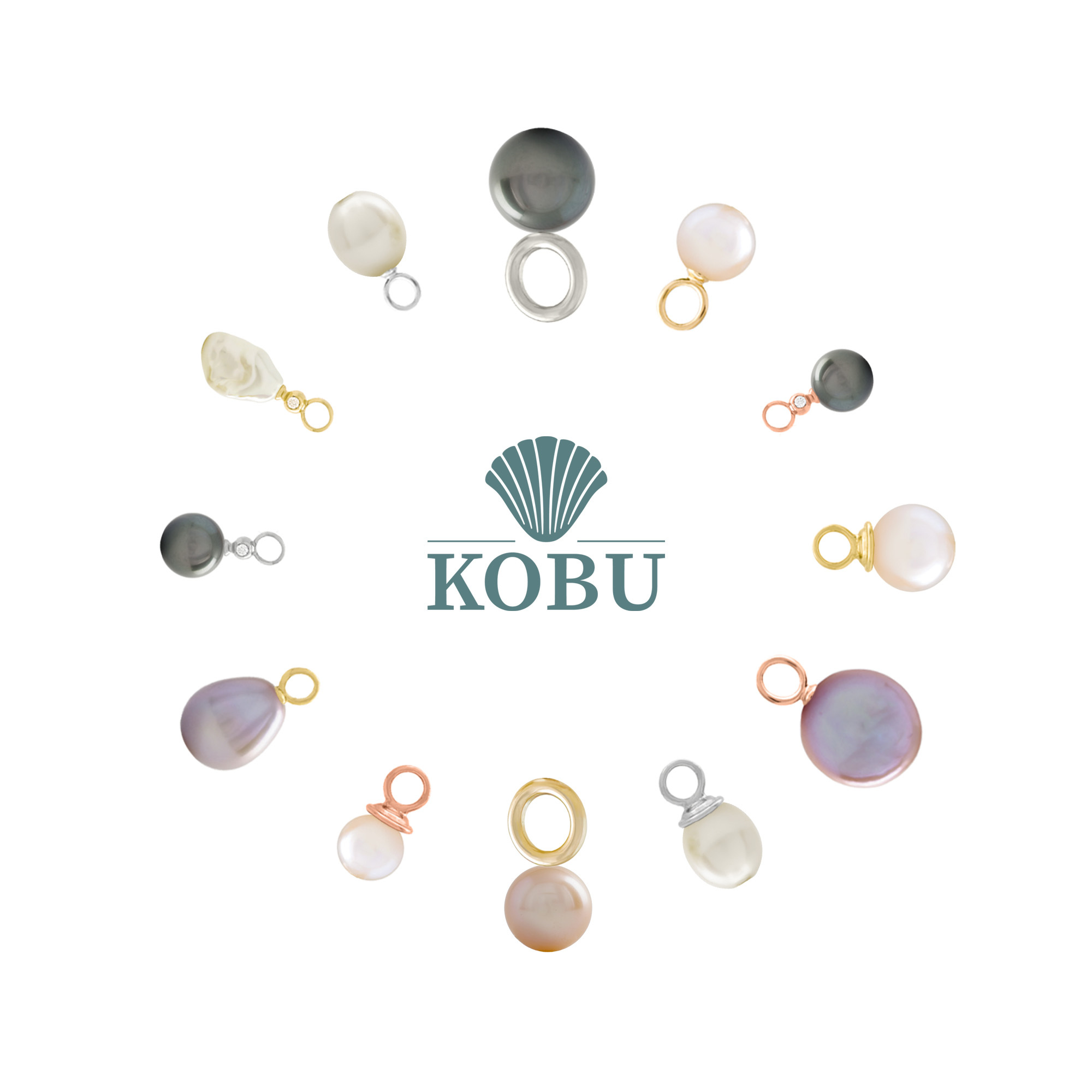 Creolen oorhangers, Olivette roségoud