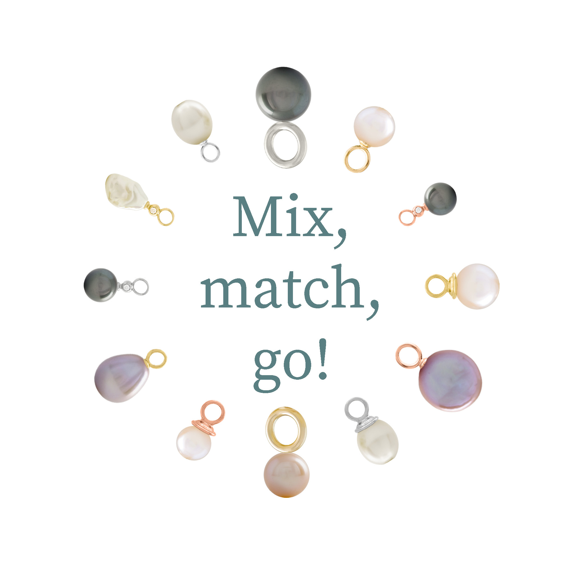 Creolen oorhangers, Olivette roségoud