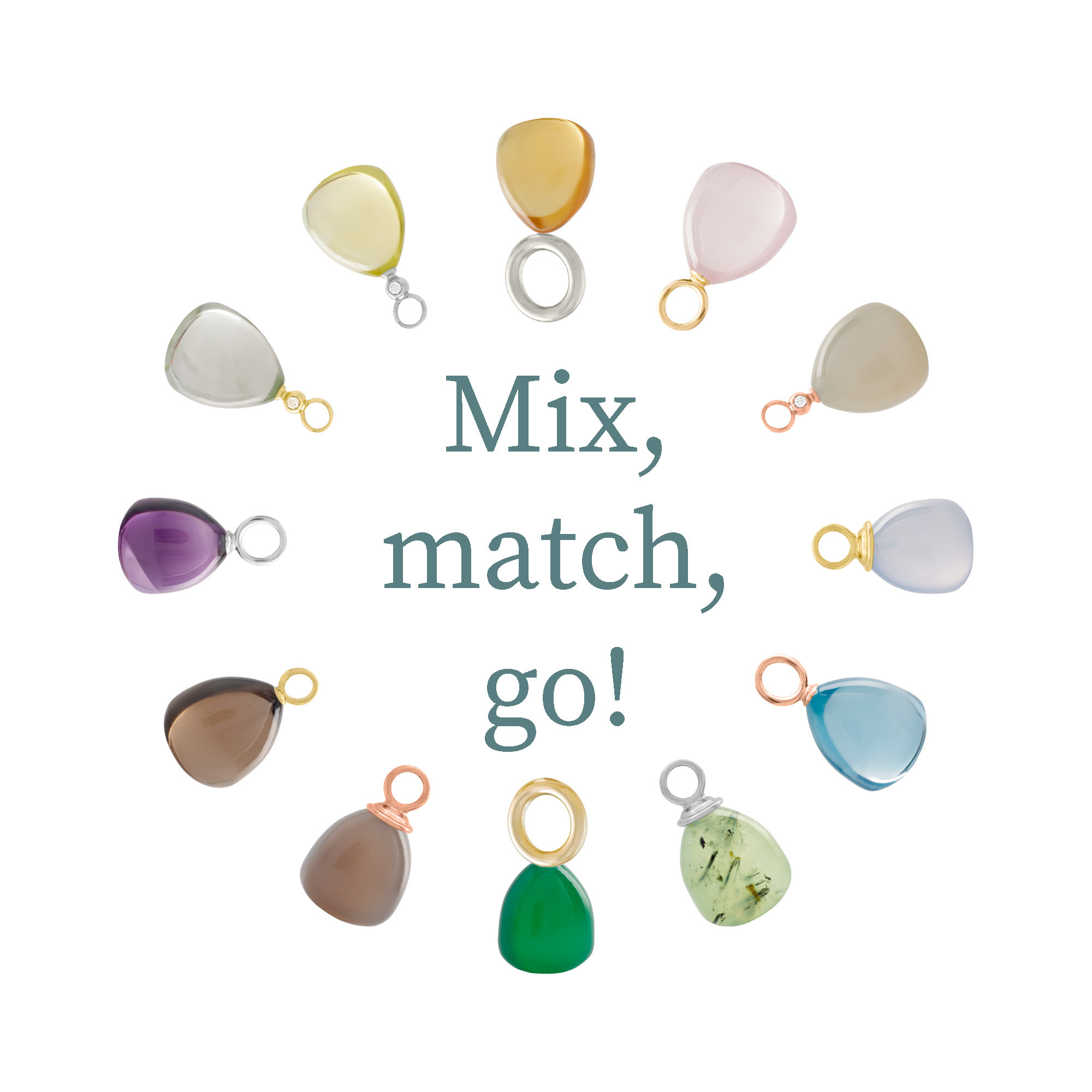 Creolen oorhangers, Olivette witgoud